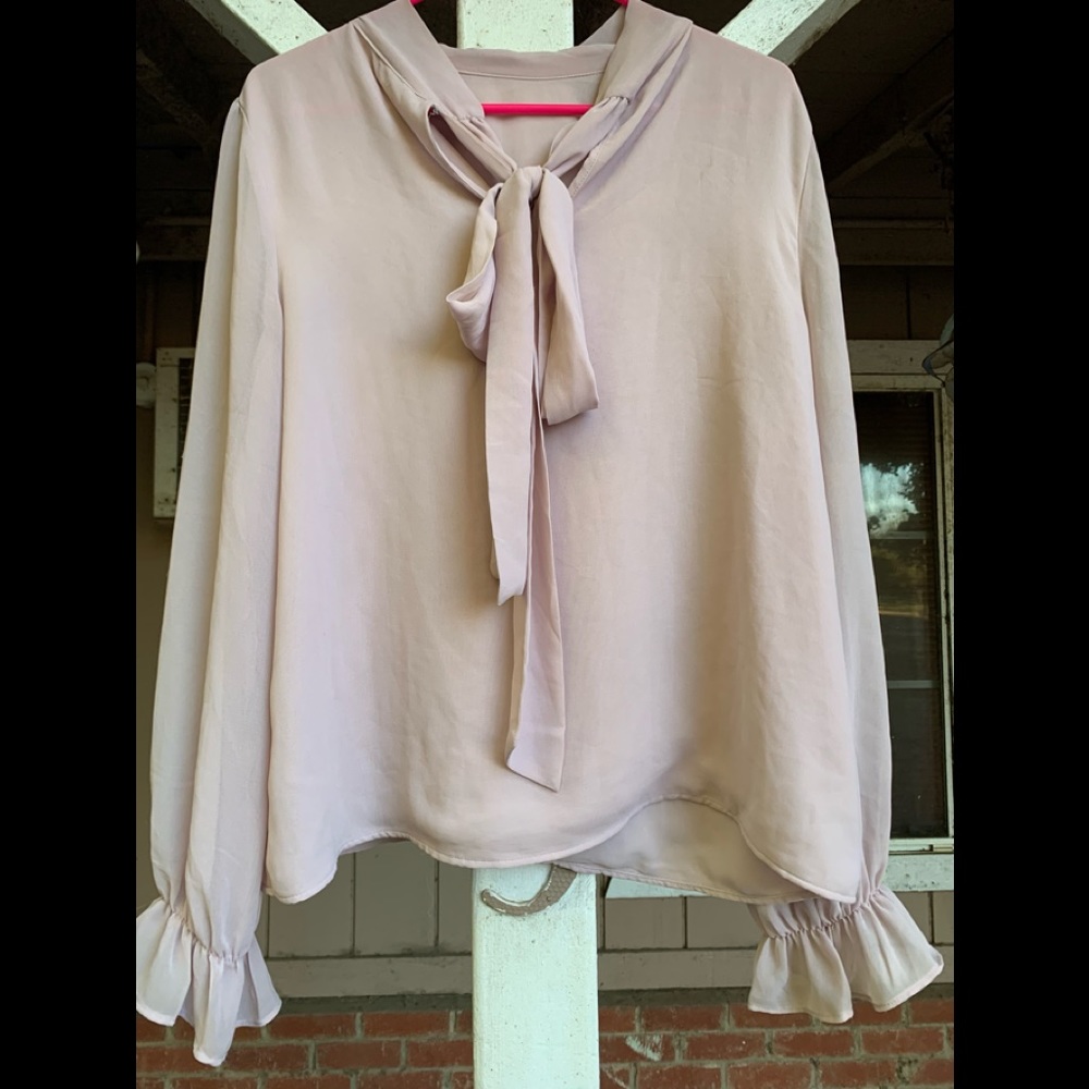 Eva Mendes Pink Blouse
